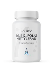 B6 B12 Folat metylerad, 60 kapslar