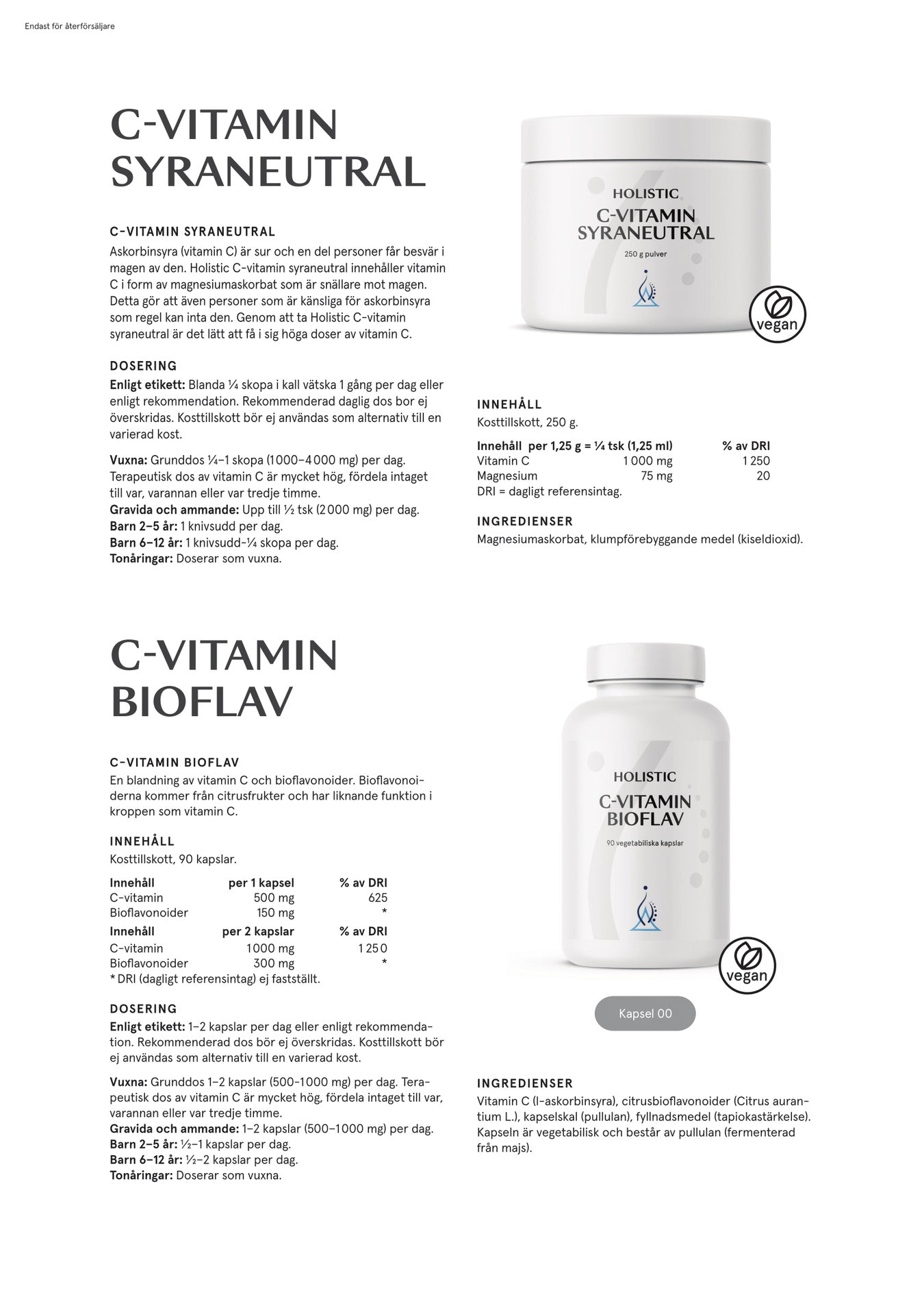 C-vitamin bioflav, 90 kapslar