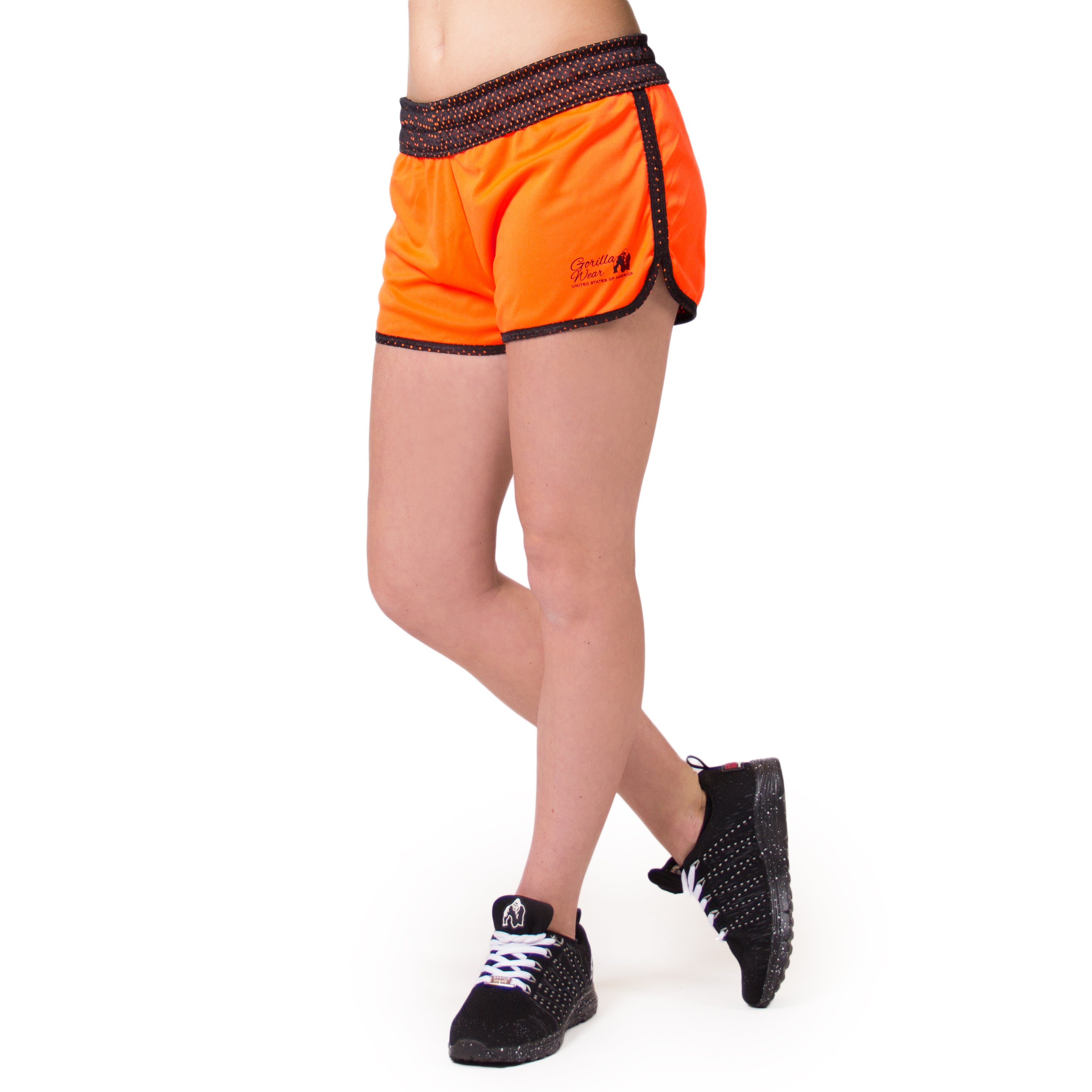 Madison Reversible Shorts, black/neon orange