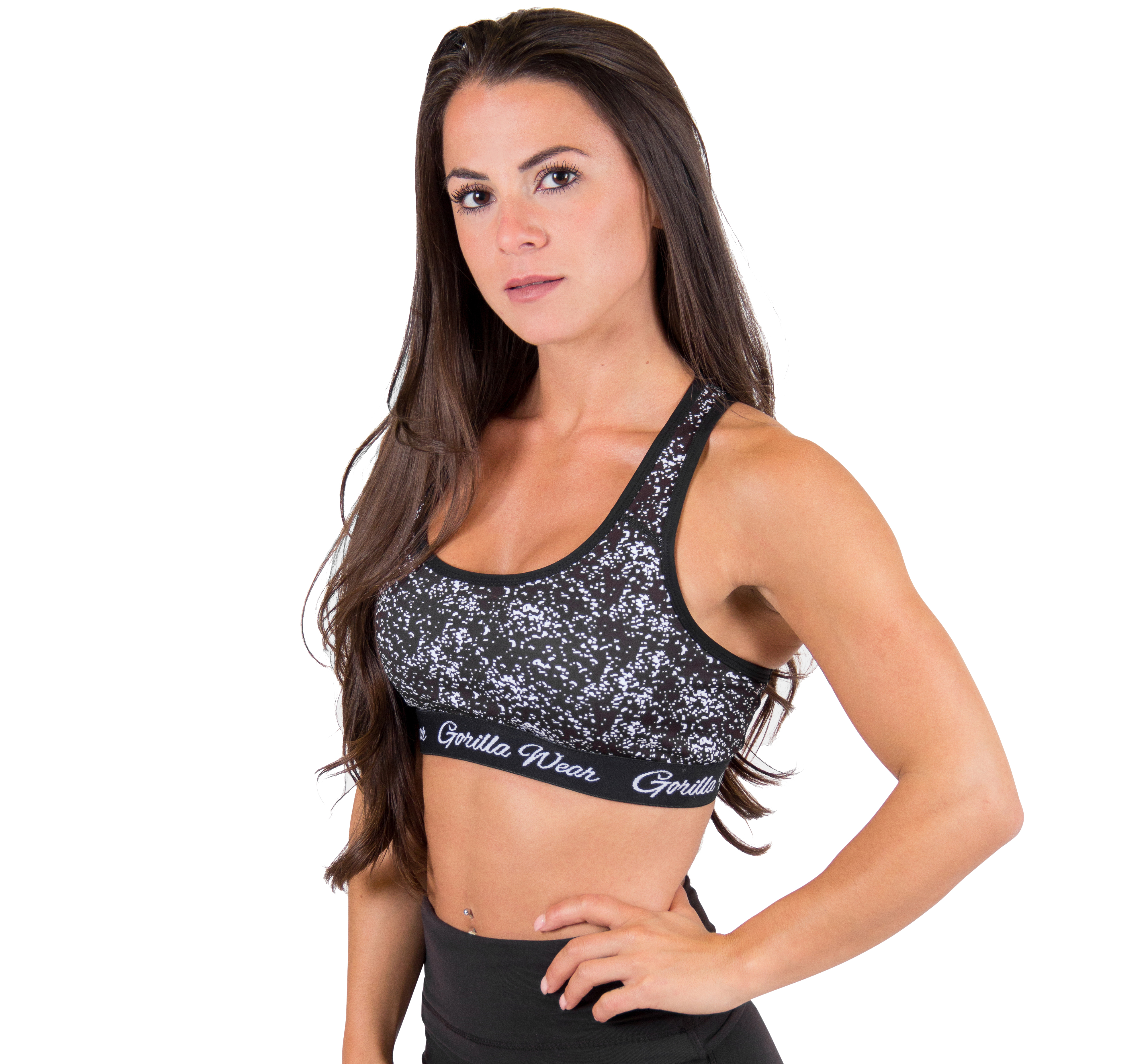 Hanna Sport Bra, black/white