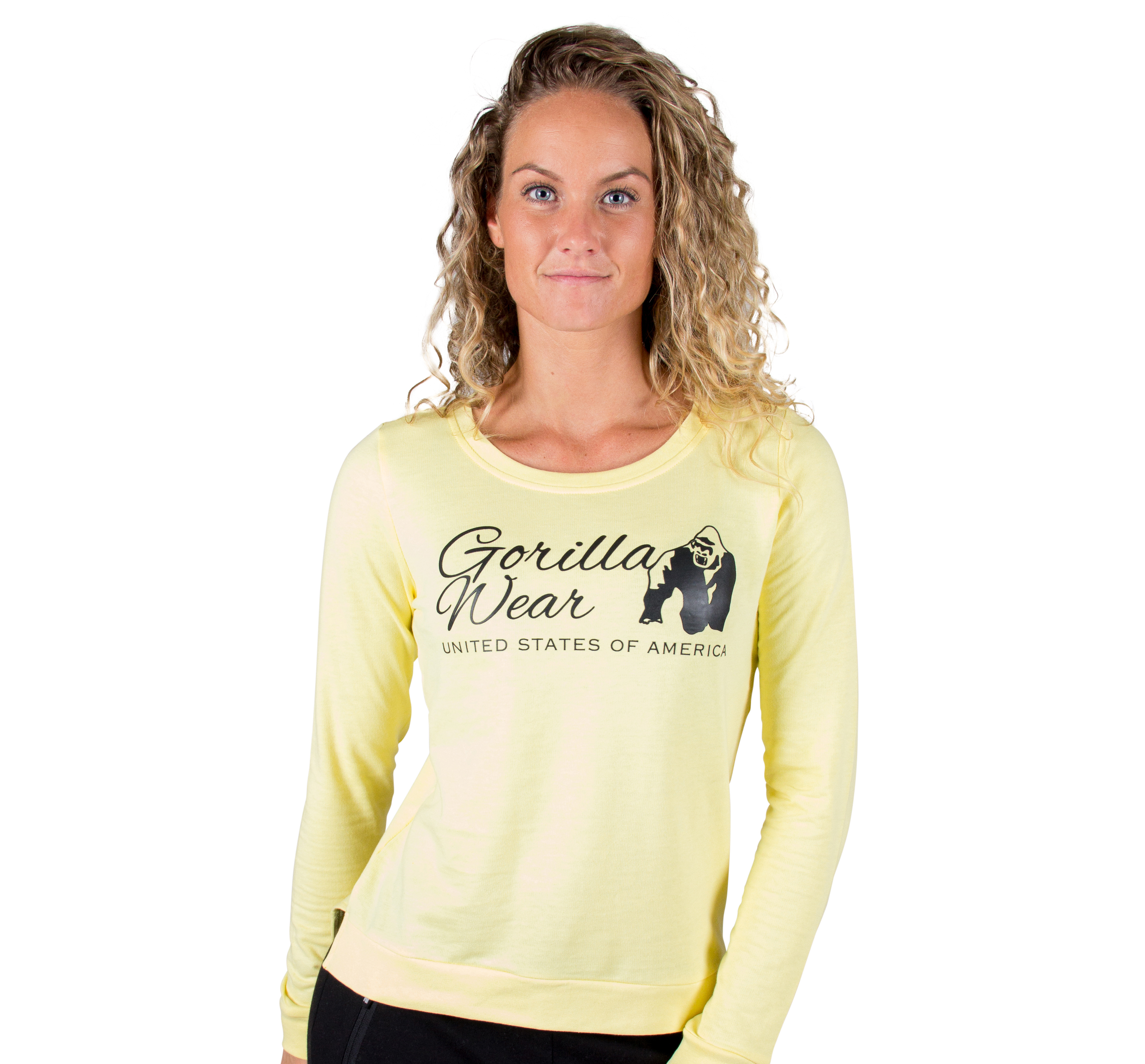 Riviera Sweatshirt, light yellow