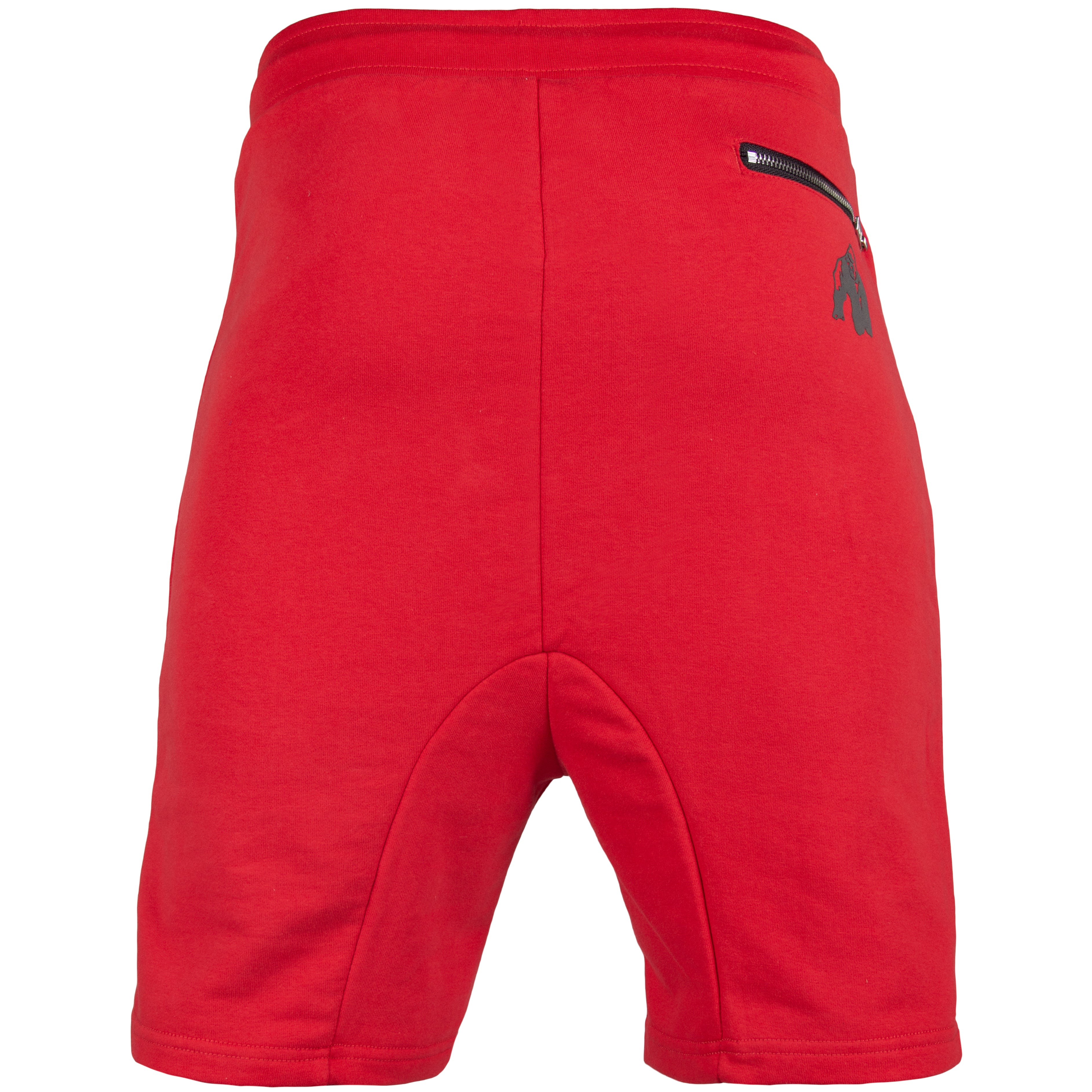 Alabama Drop Crotch Shorts, red