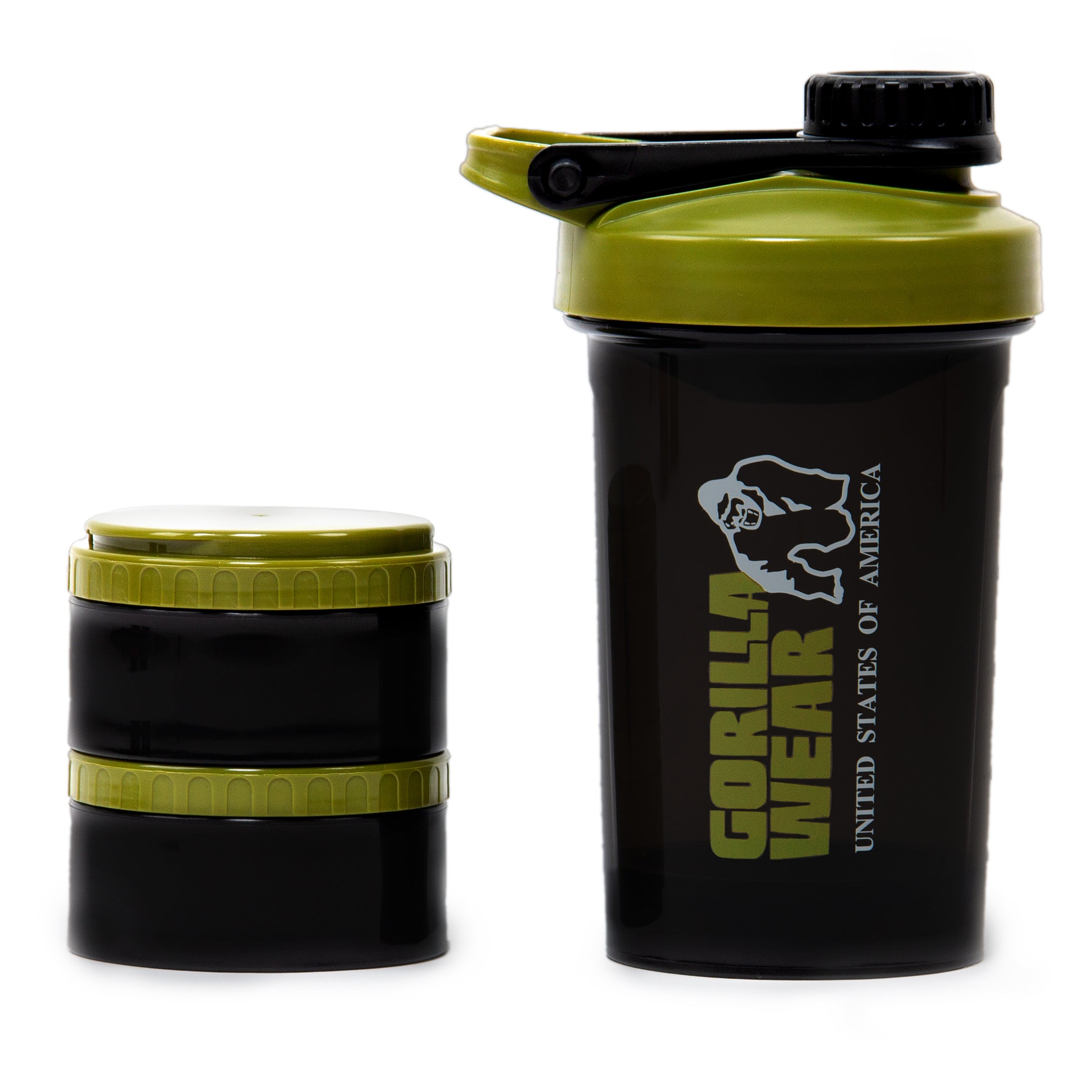 Shaker 2 Go 760 ml, black/army green