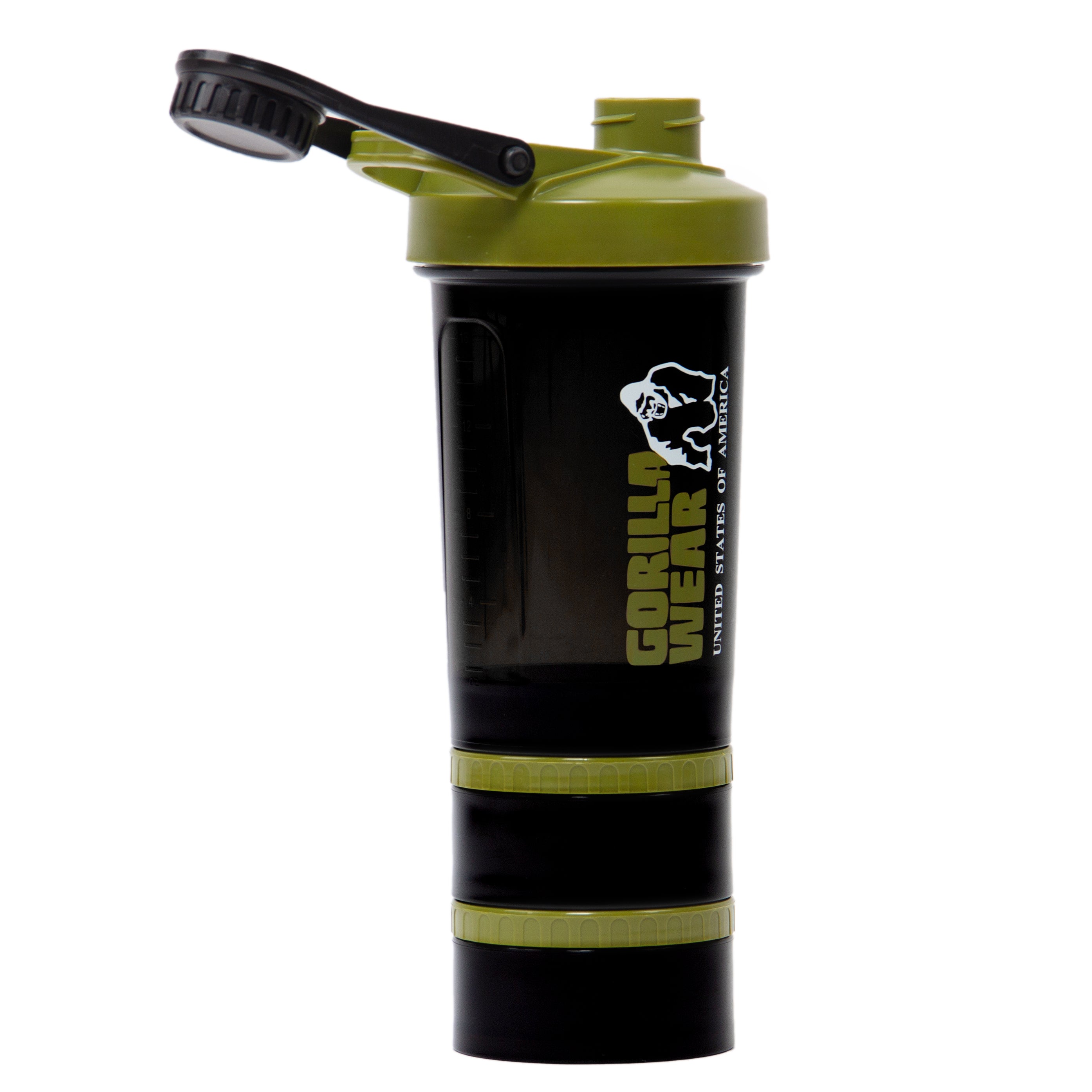 Shaker 2 Go 760 ml, black/army green