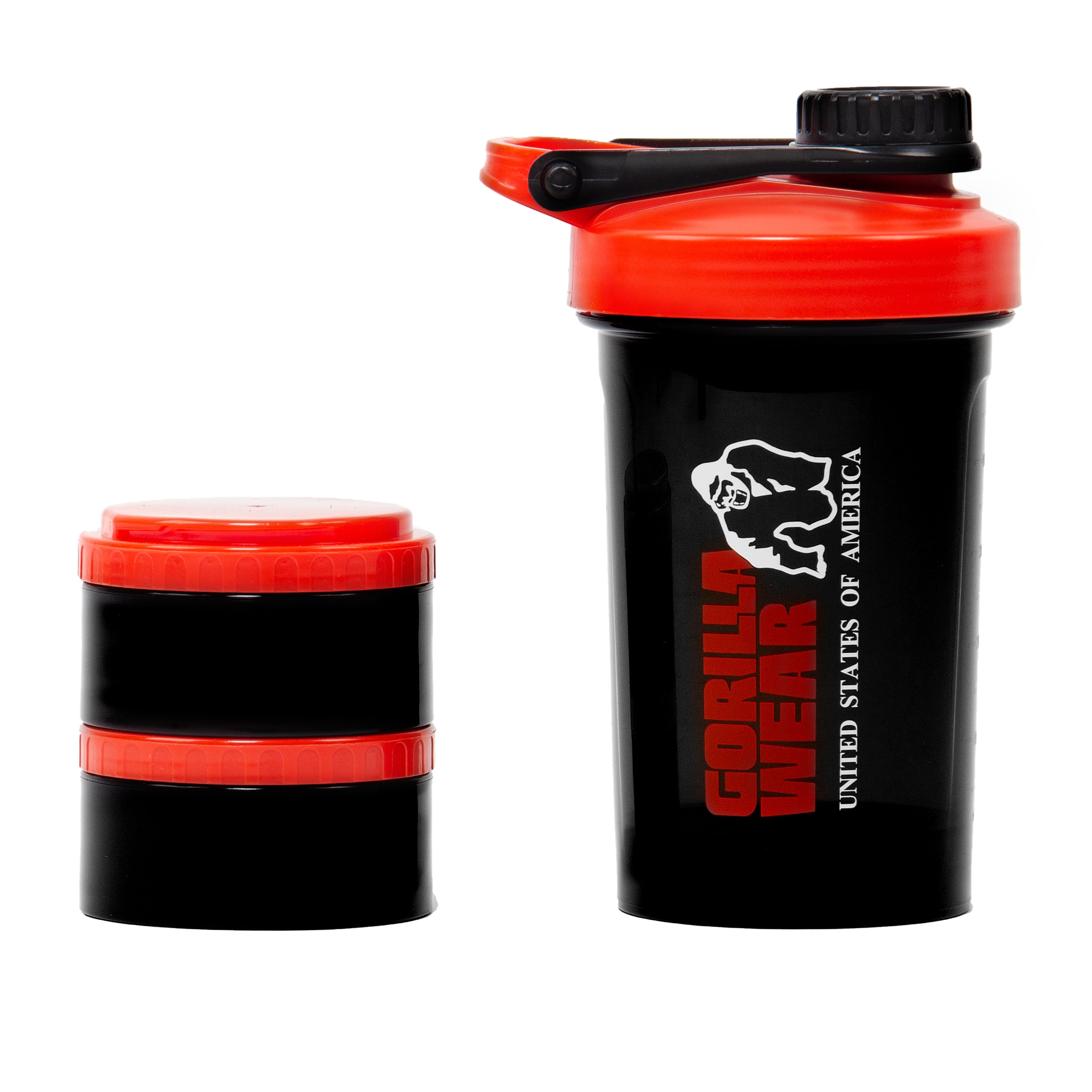 Shaker 2 Go 760 ml, black/red