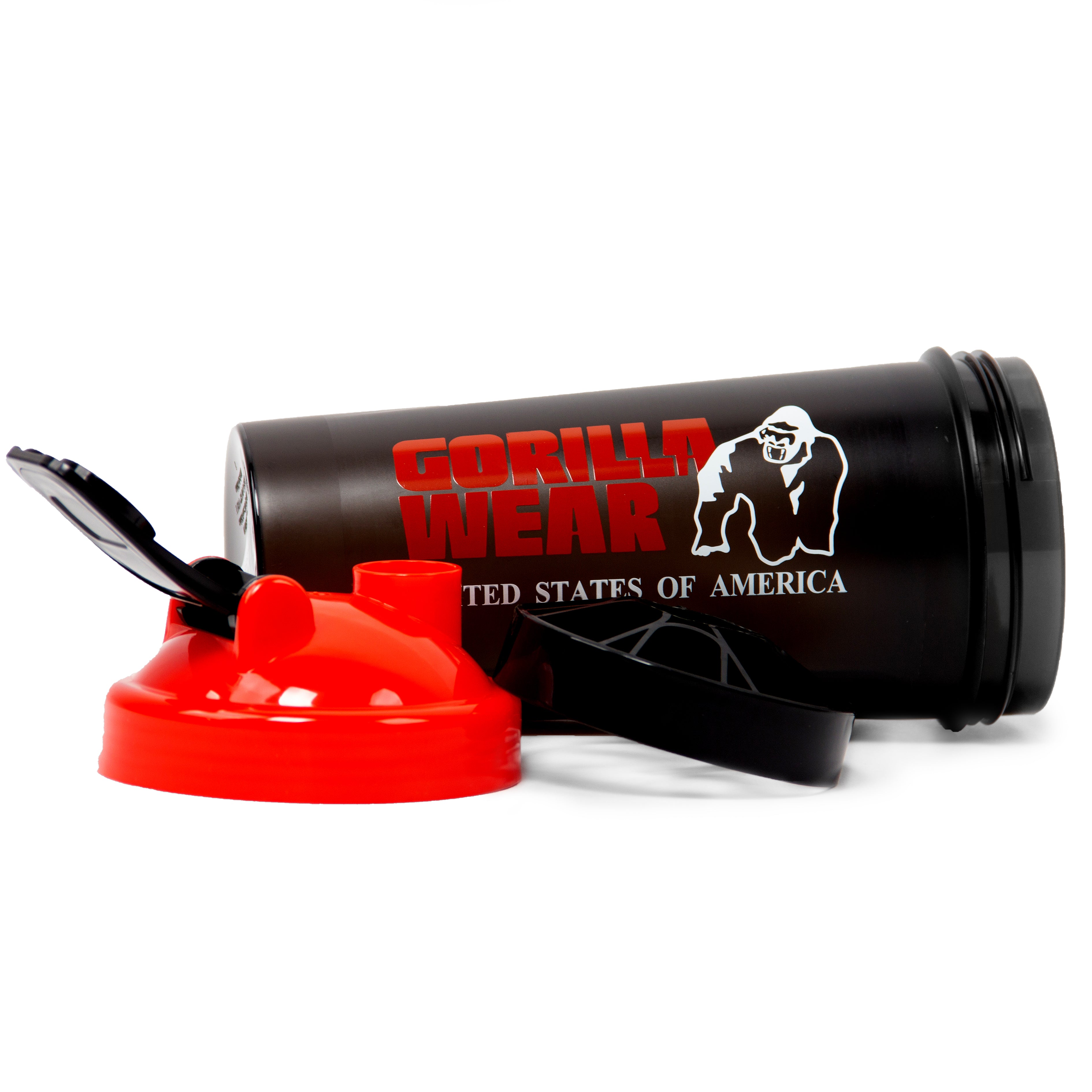 Shaker XXL 1000 ml, black/red