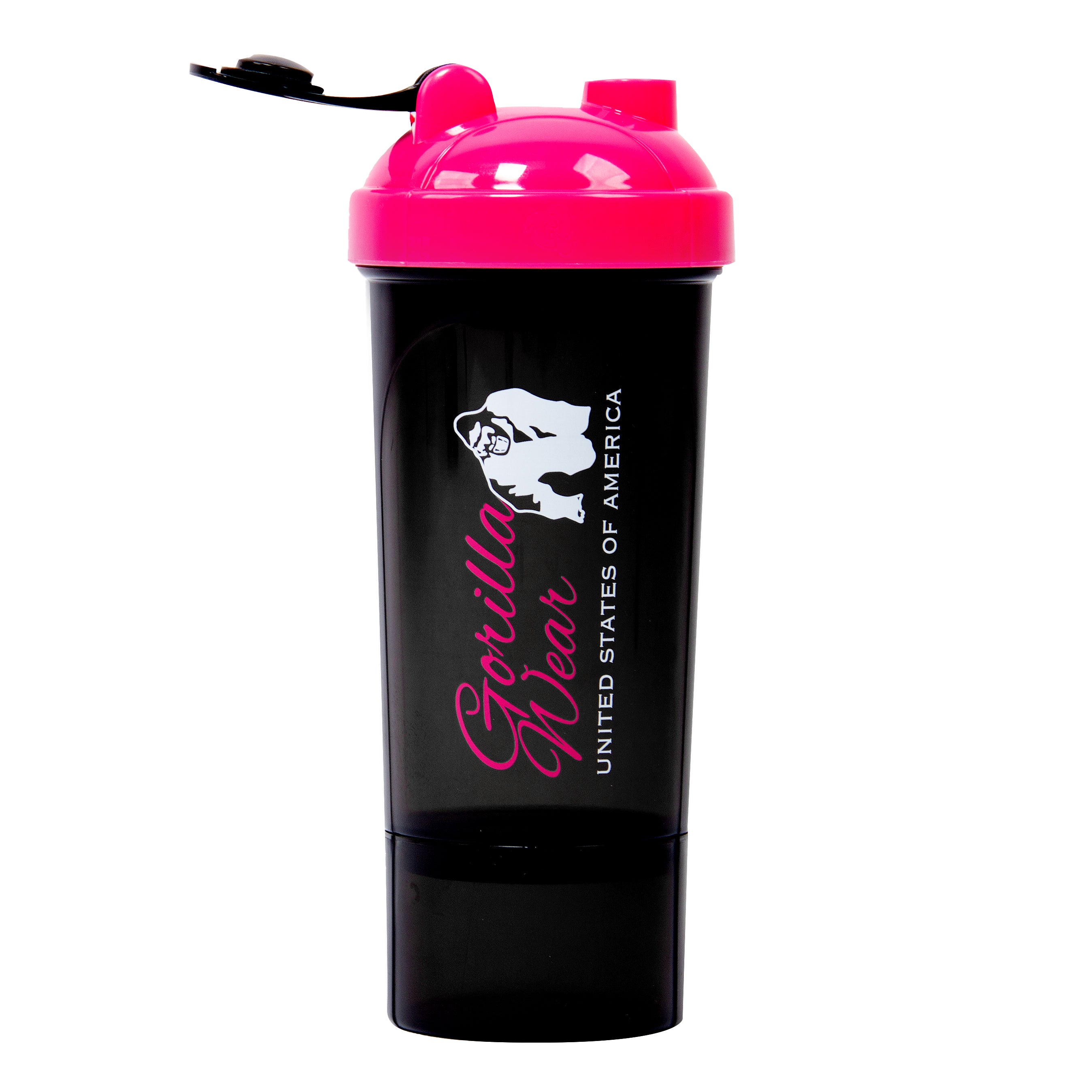 Shaker Compact 500 ml, black/pink