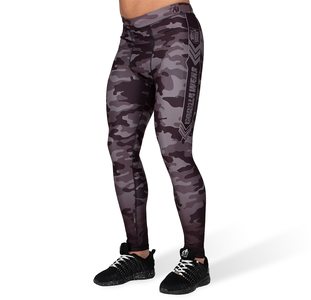 Franklin Men's Tights, black/grey camo