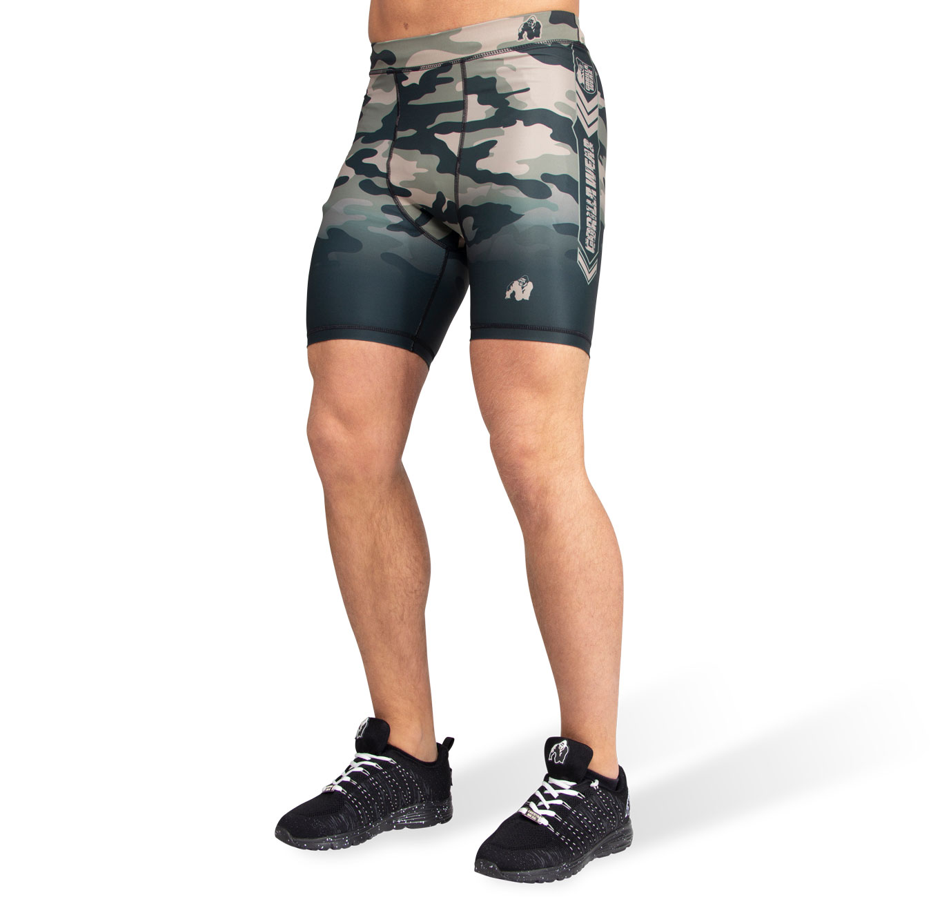 Franklin Shorts, army green camo