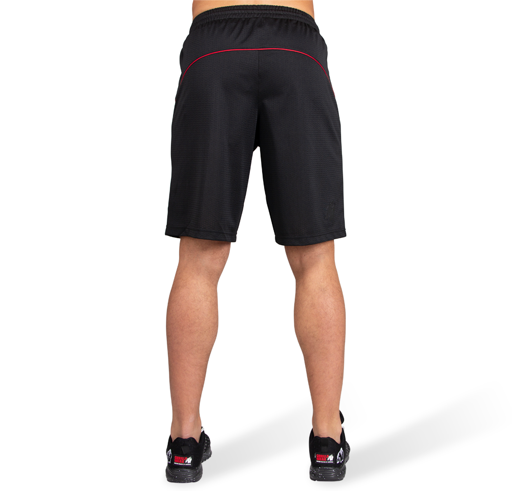 Branson Shorts, black/red