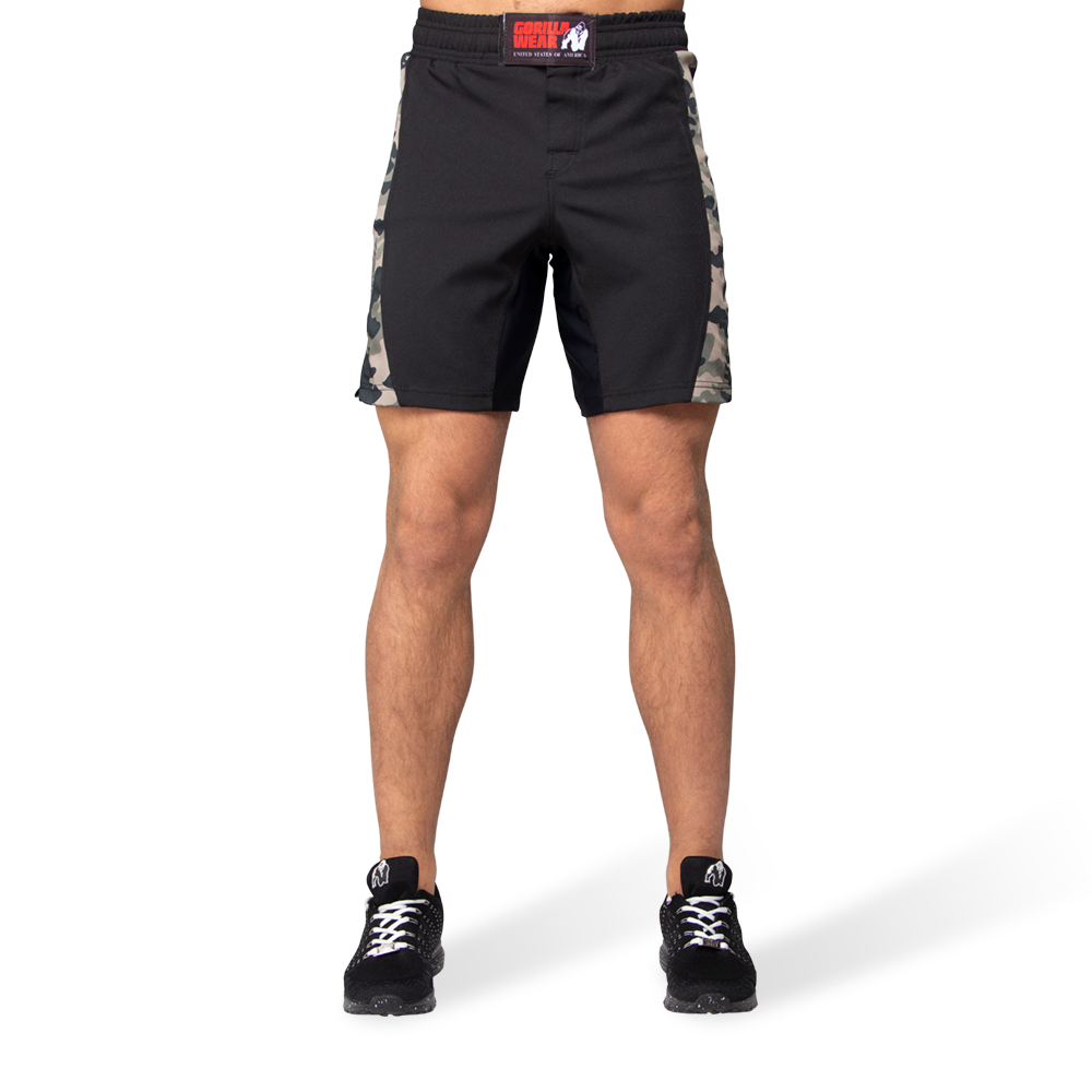 Kensington MMA Fightshorts, army green camo