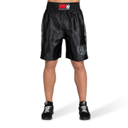 Vaiden Boxing Shorts, black/grey camo