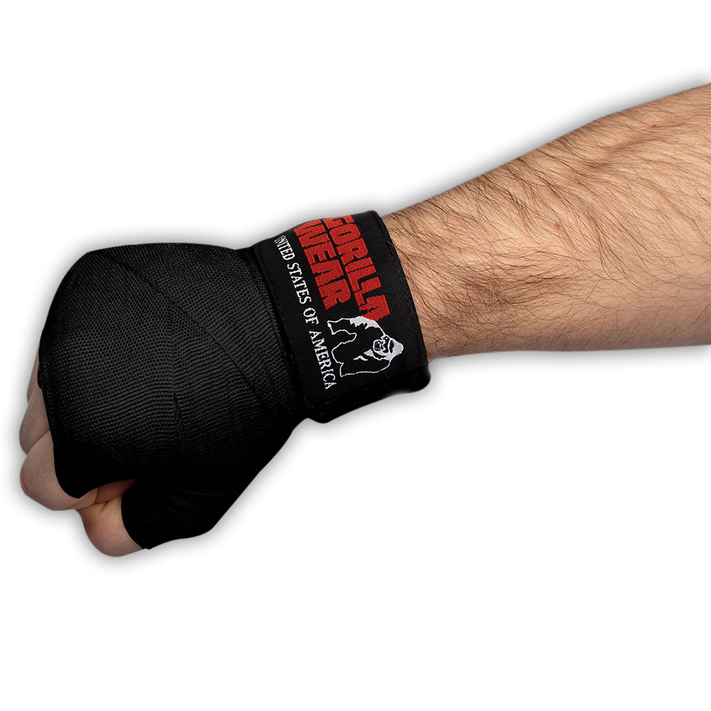 Boxing Hand Wraps, black - 2,5 m