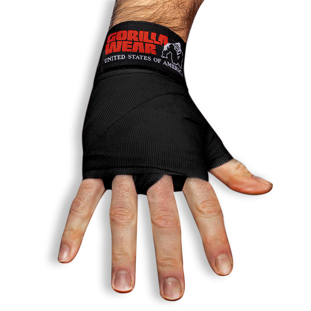 Boxing Hand Wraps, black - 2,5 m