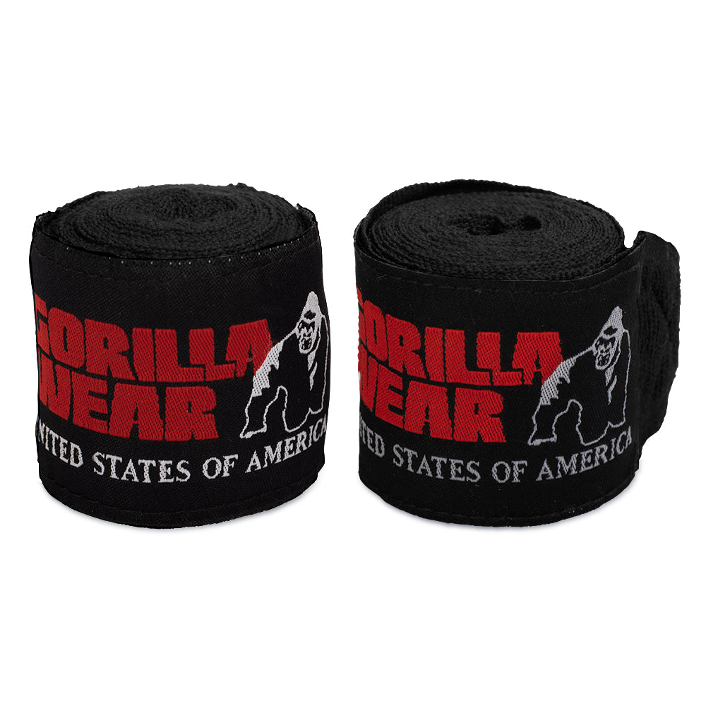 Boxing Hand Wraps, black - 2,5 m