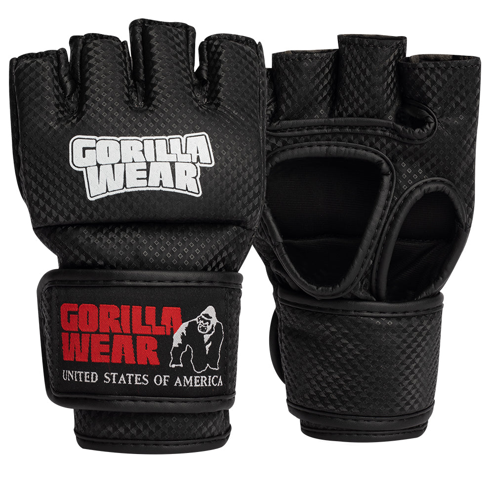 Berea MMA Gloves (without thumb), black/white