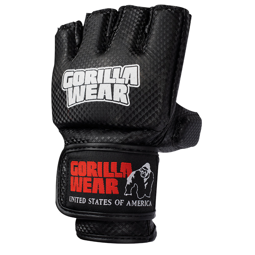 Manton MMA Gloves (with thumb), black/white