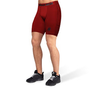 Smart Shorts, burgundy red