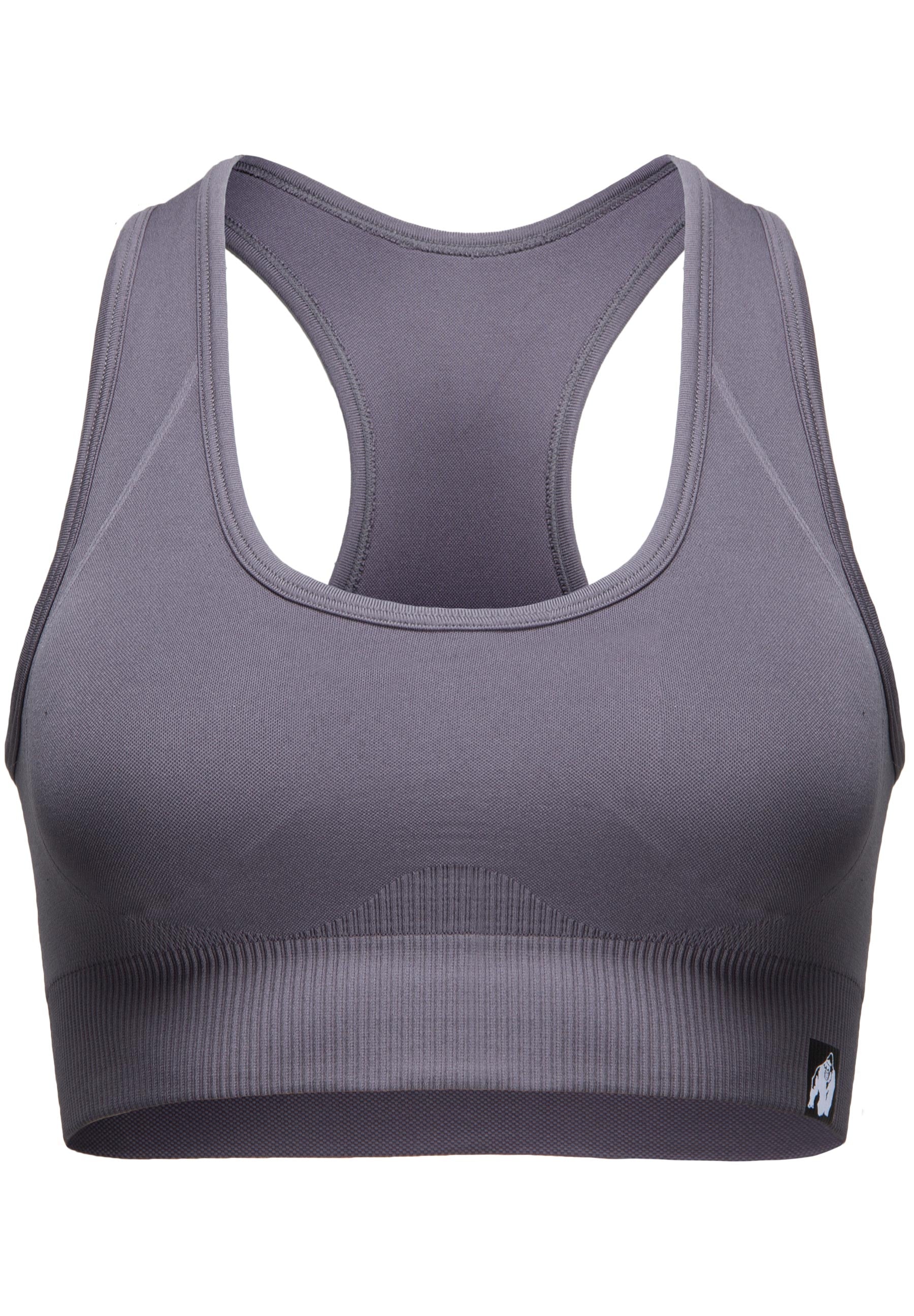 Yava Seamless Sport Bra, grey