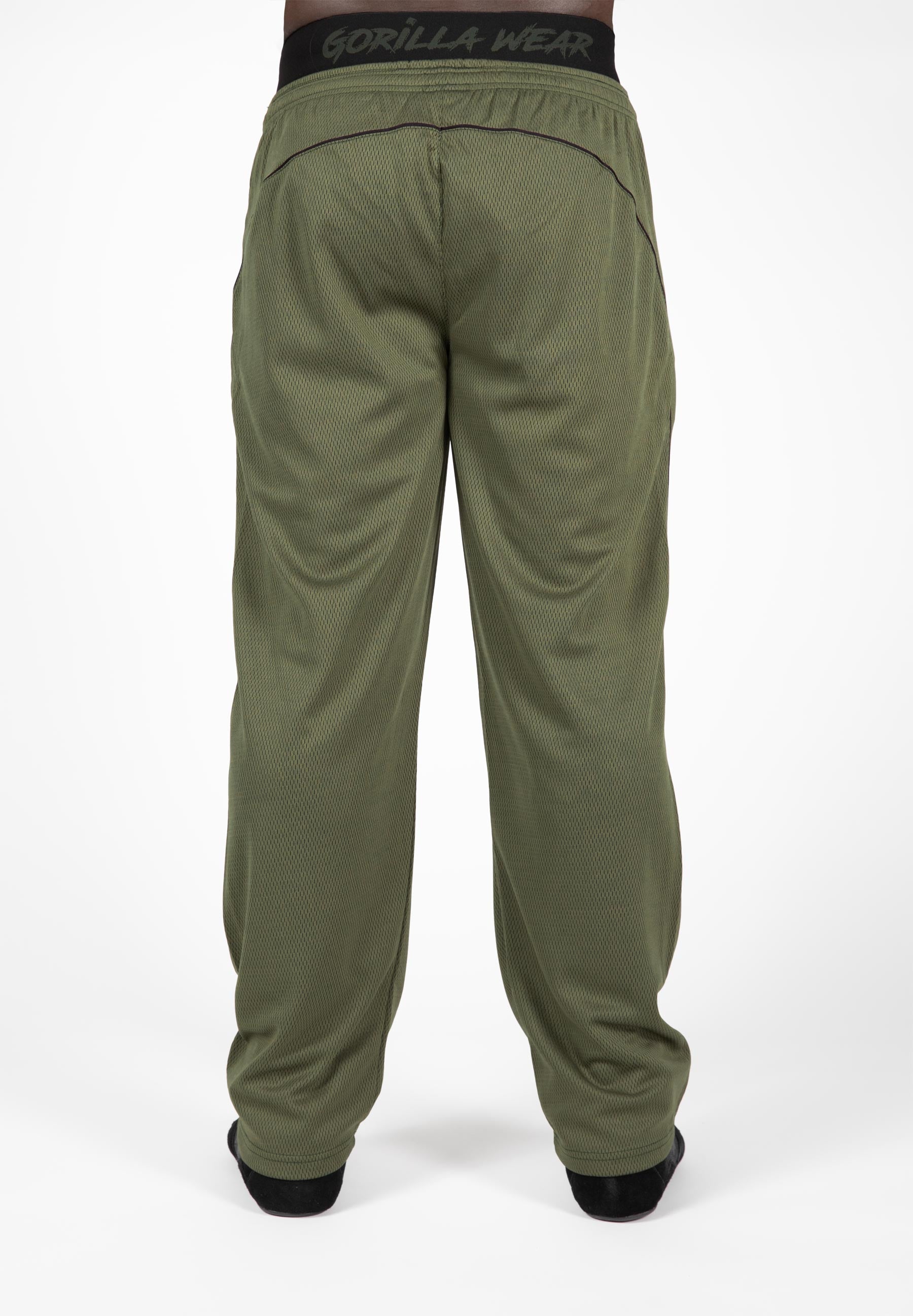 Mercury Mesh Pants, army green/black