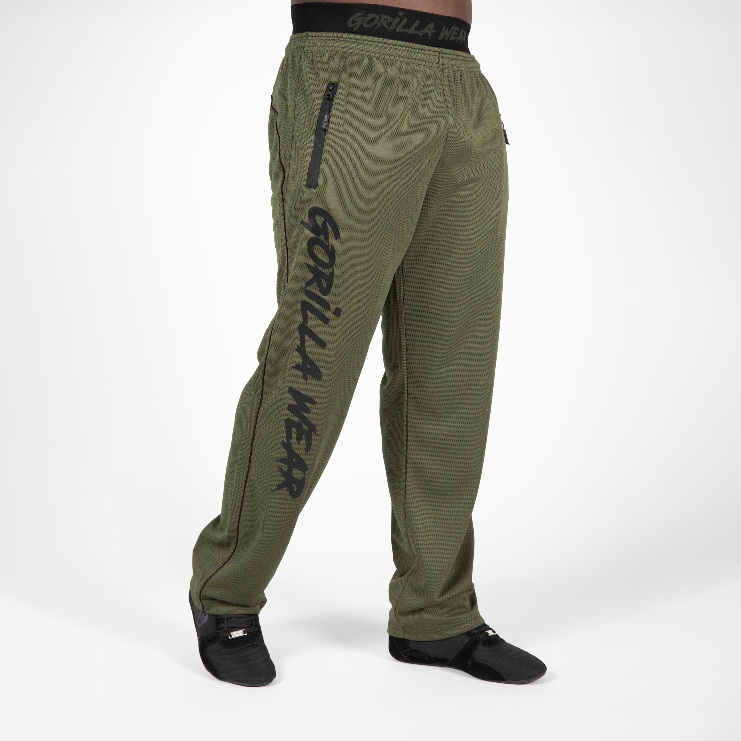 Mercury Mesh Pants, army green/black