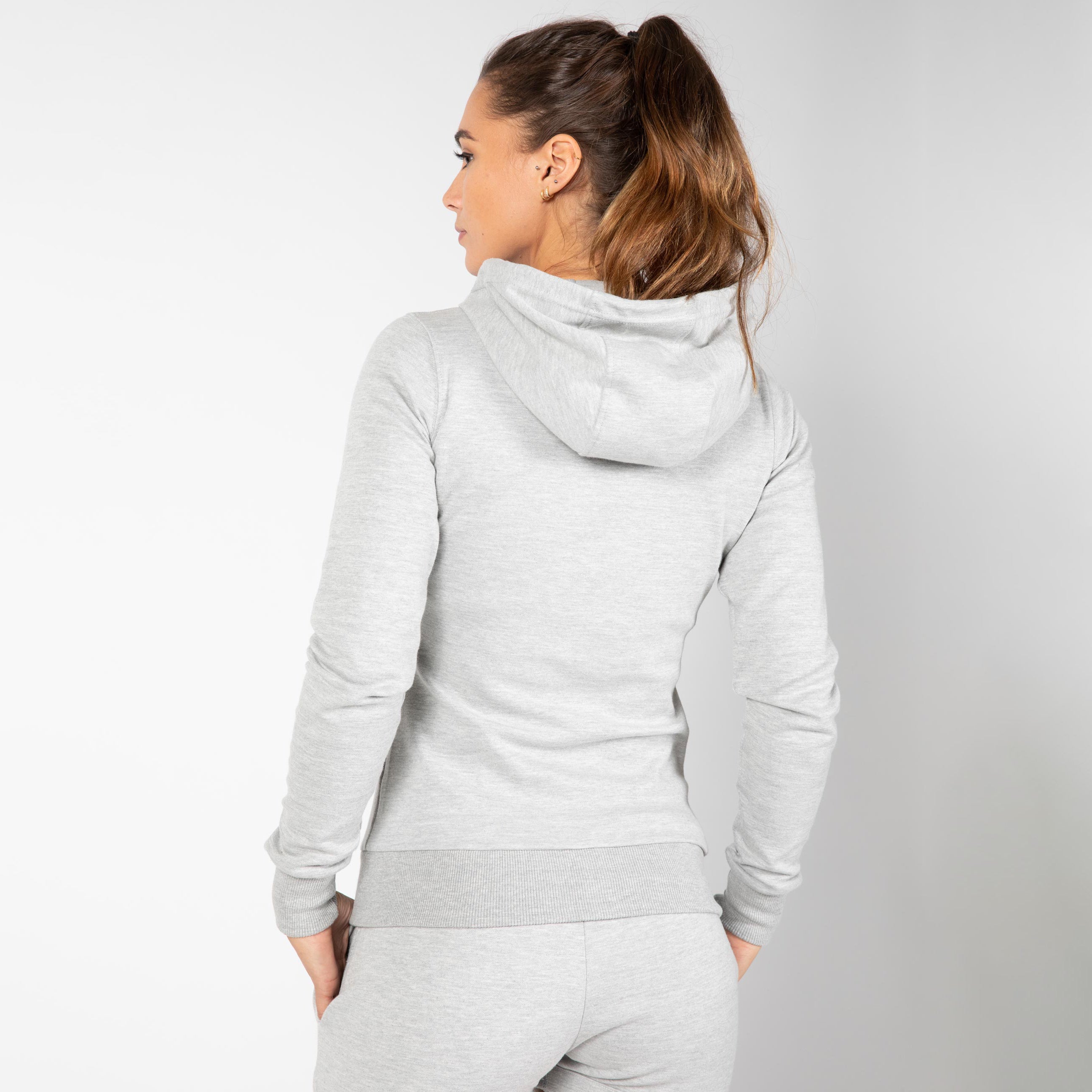 Pixley Zipped Hoodie, grey