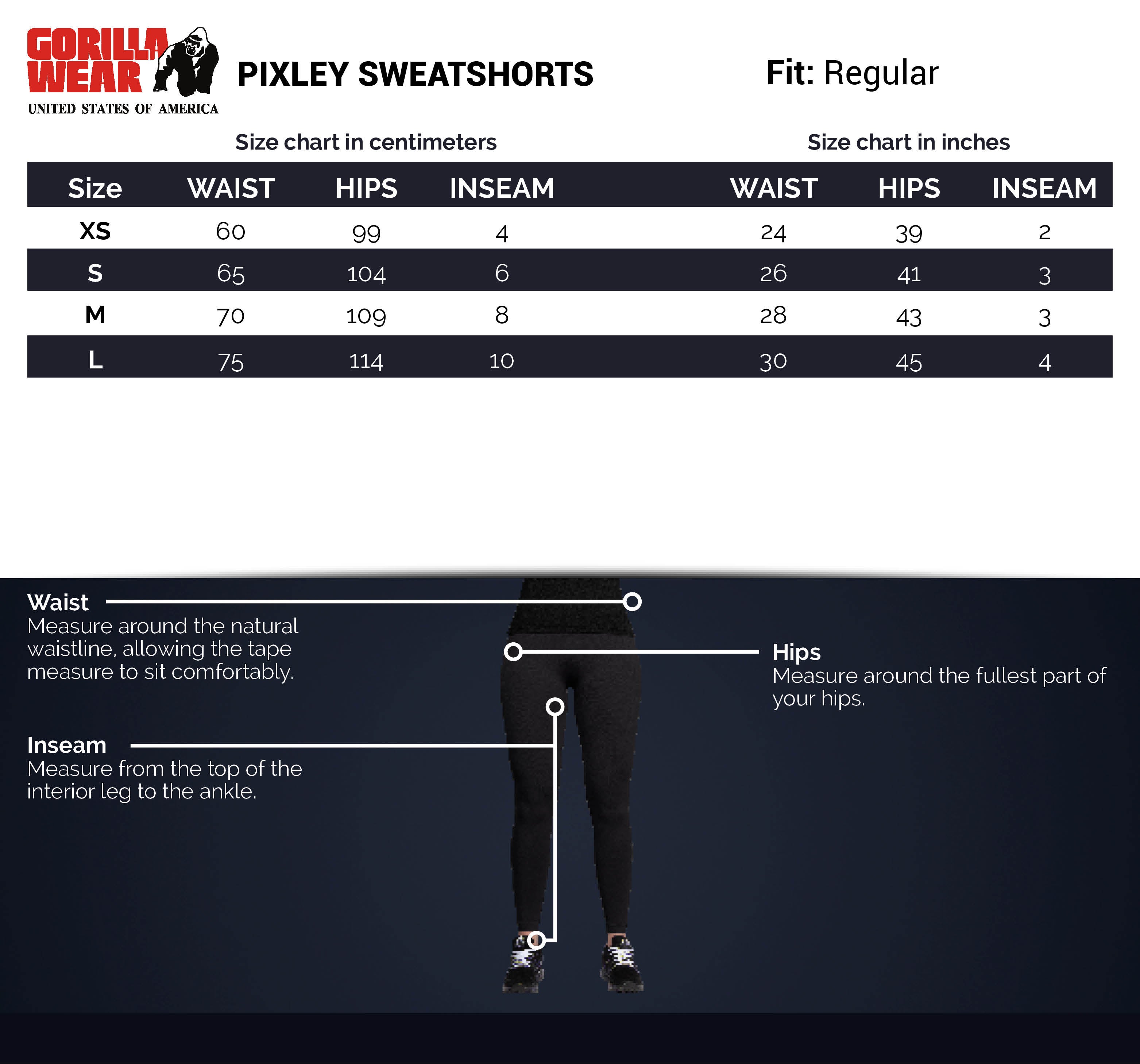 Pixley Sweatshorts, black