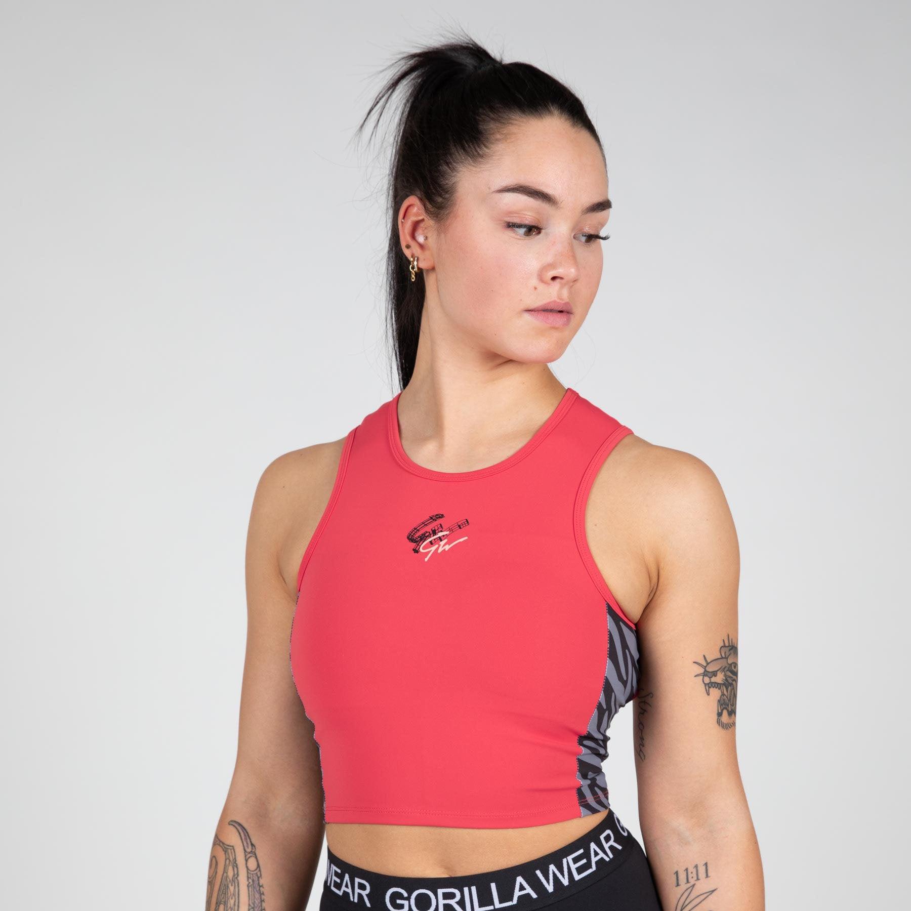 Zion Crop Top, red