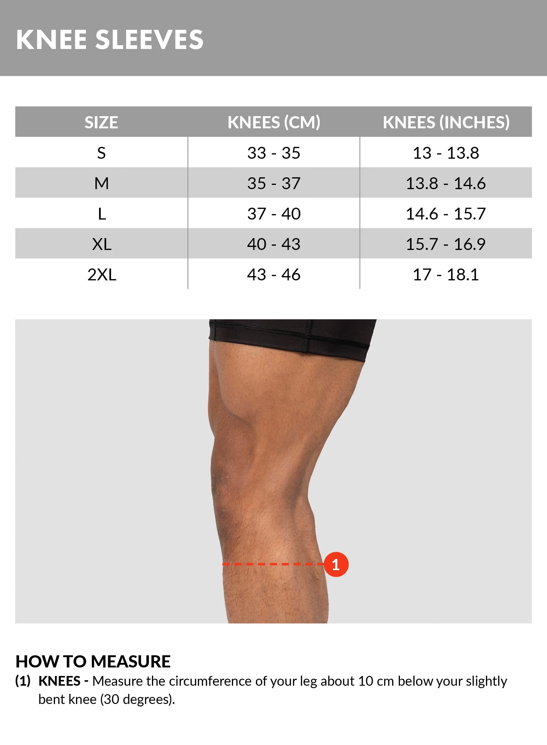 5 MM Knee Sleeves, black