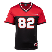 Trenton Football Jersey, black/red