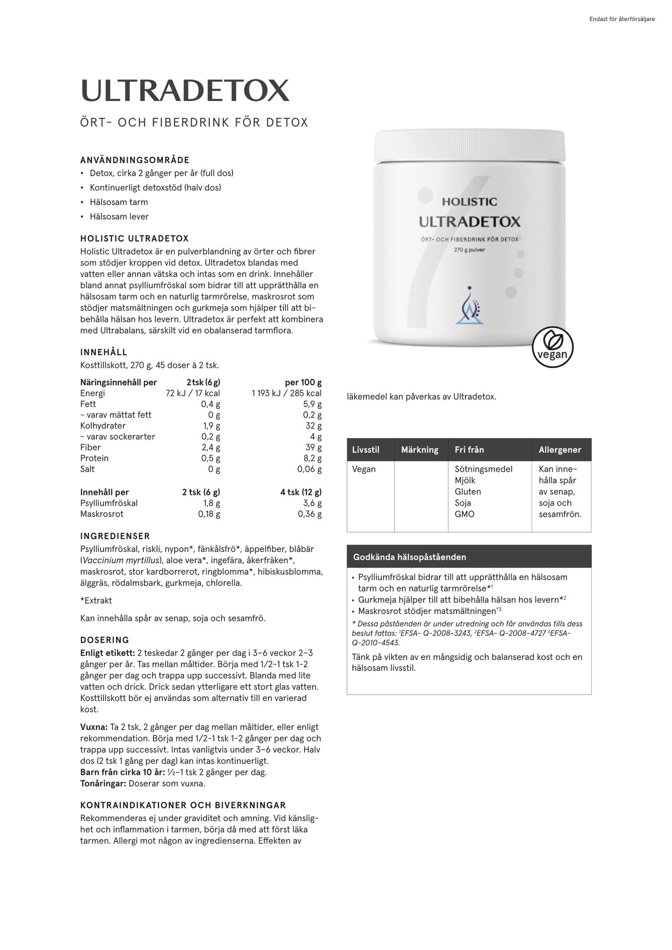 Ultradetox, 270 g