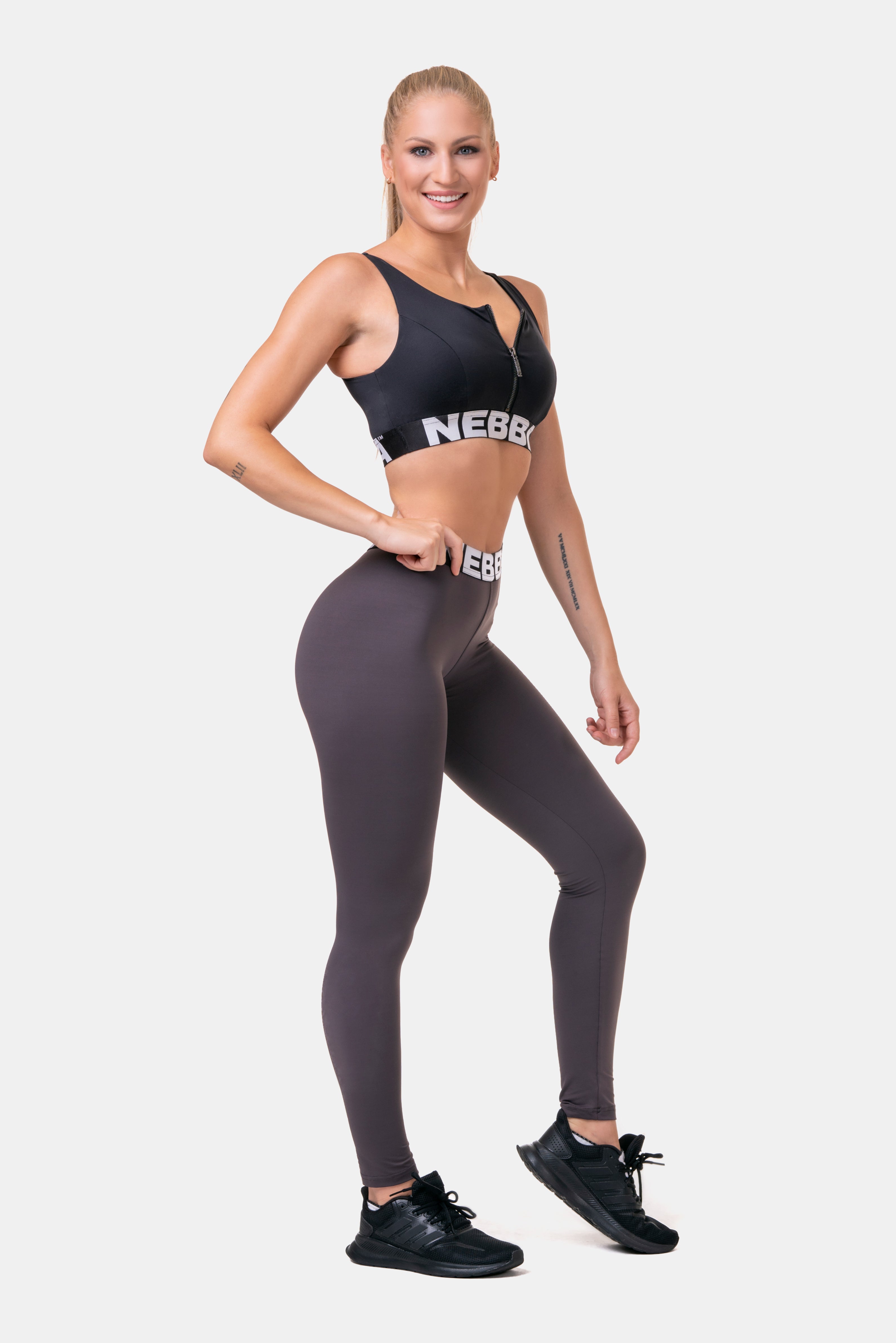 Squat HERO Scrunch Butt leggings, marron