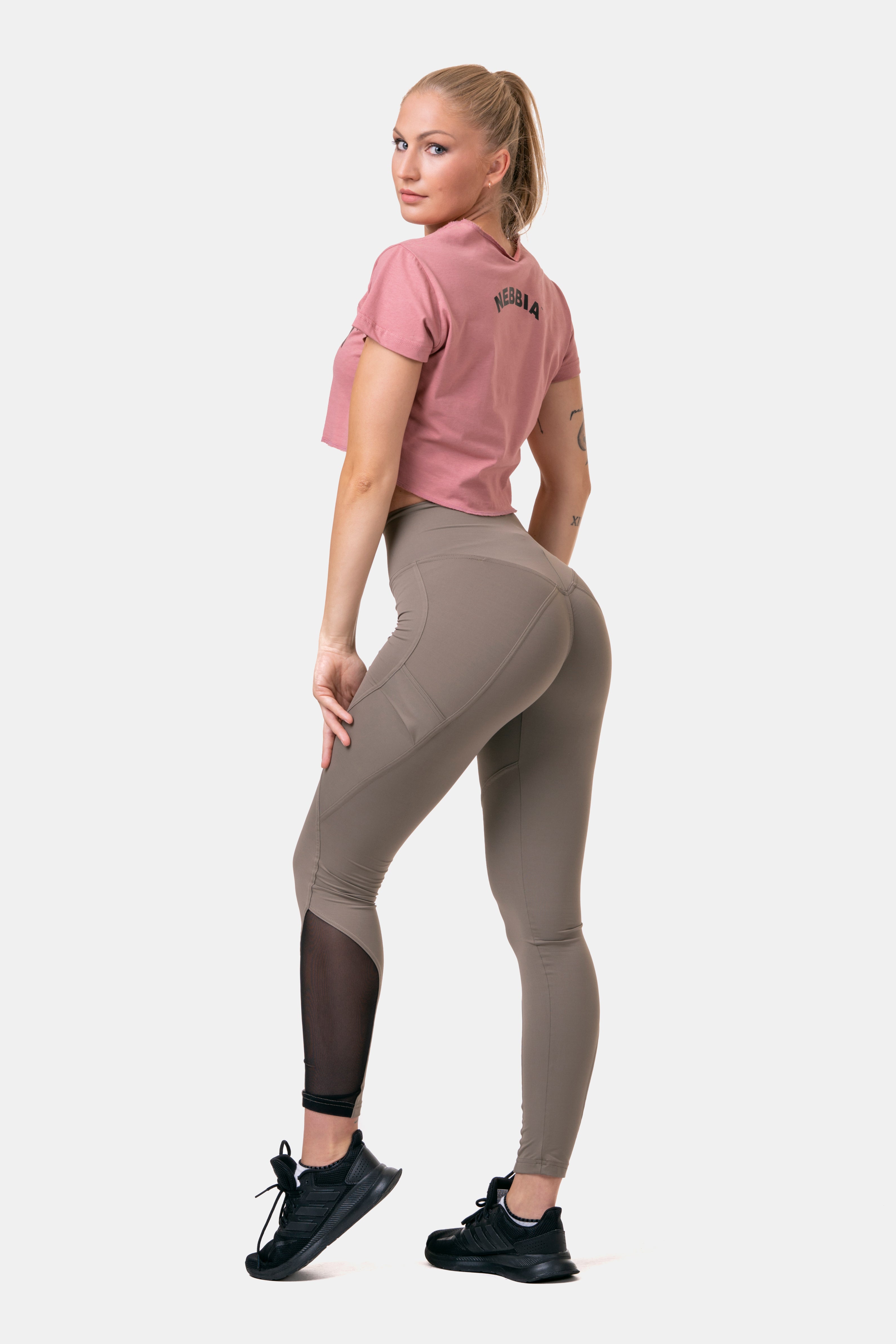 Fit & Smart High Waist Tights, mocha