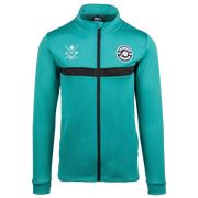 Vernon Kids Track Jacket, teal green