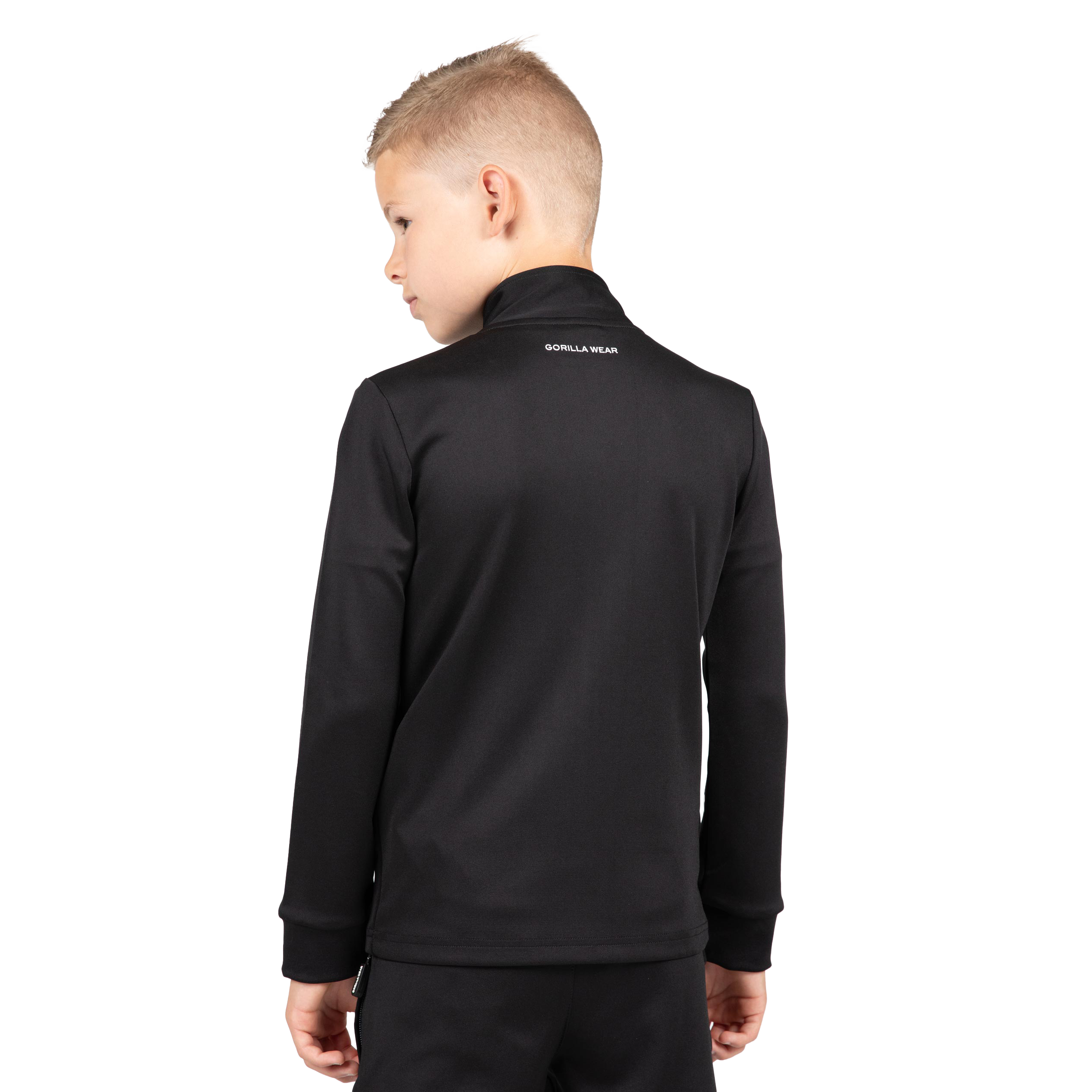 Vernon Kids Track Jacket, black