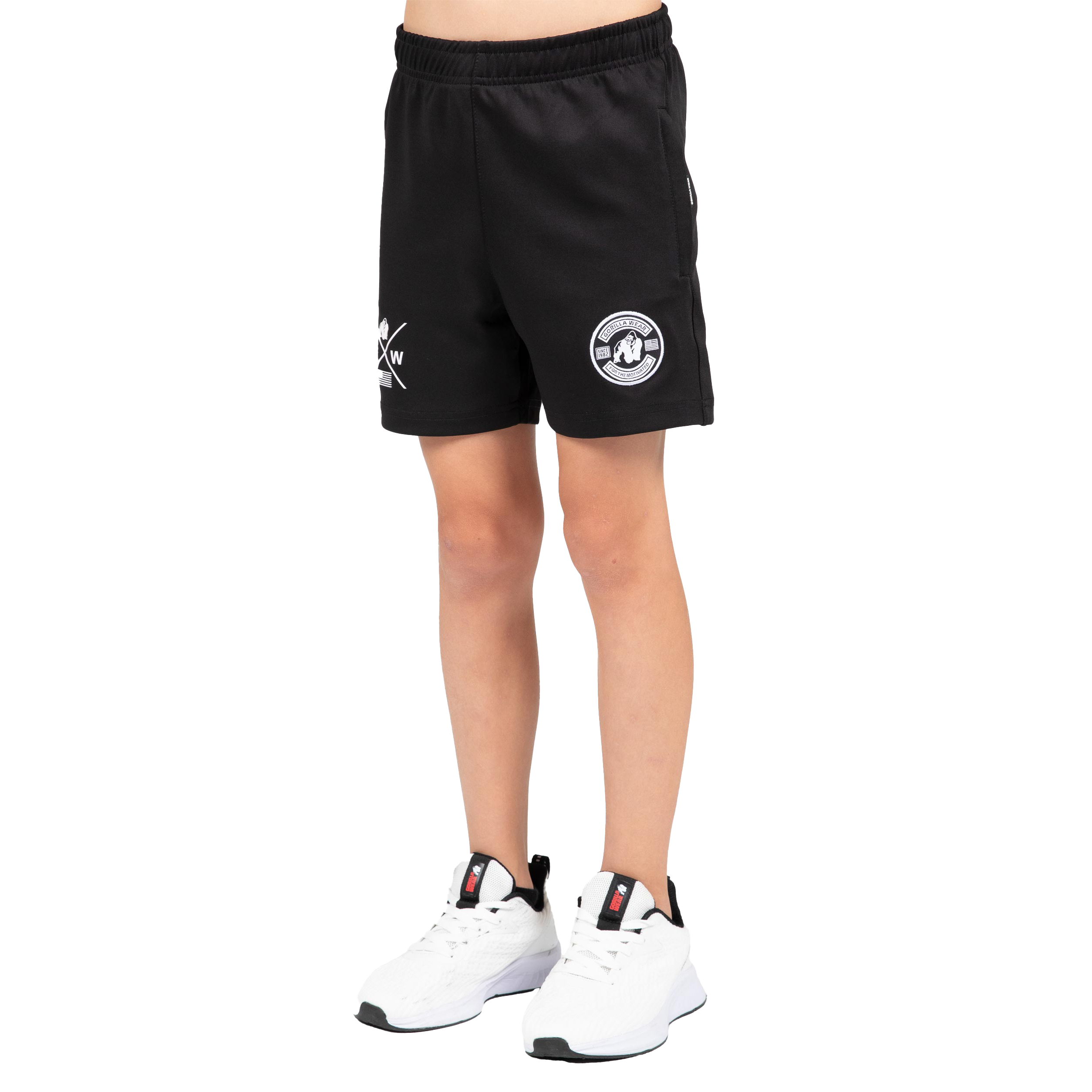 Vernon Kids Track Shorts, black