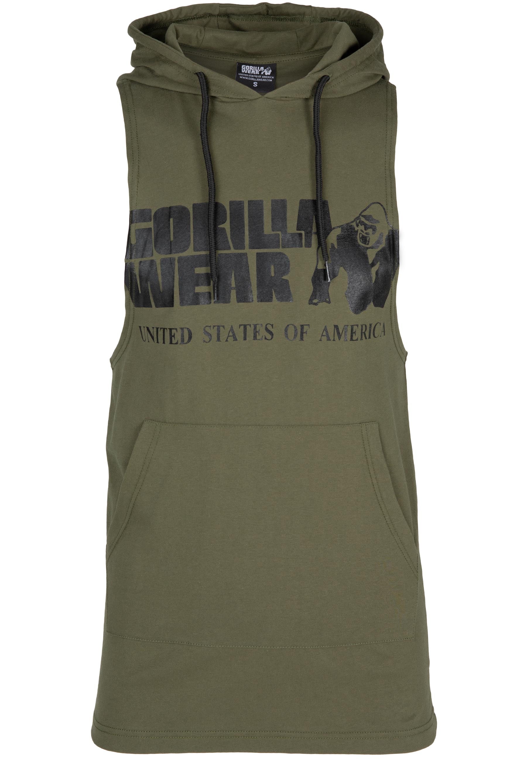 Rogers Hooded Tank Top, army green