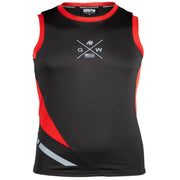 Hornell Tank Top, black/red