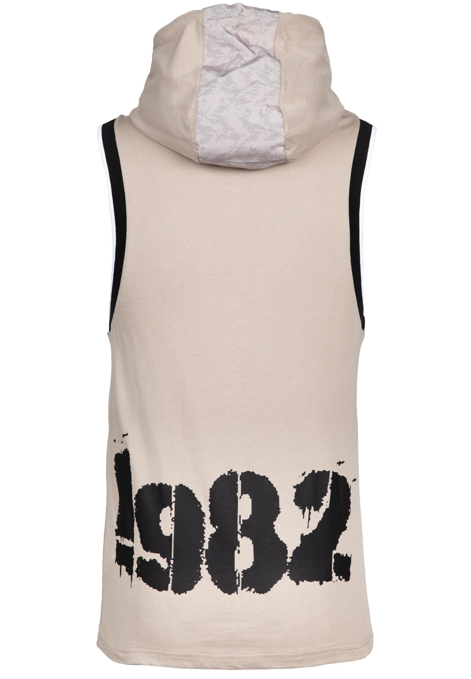 Loretto Hooded Tank Top, beige