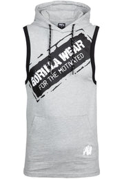 Loretto Hooded Tank Top, grey melange