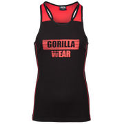 Wallace Tank Top, black/red