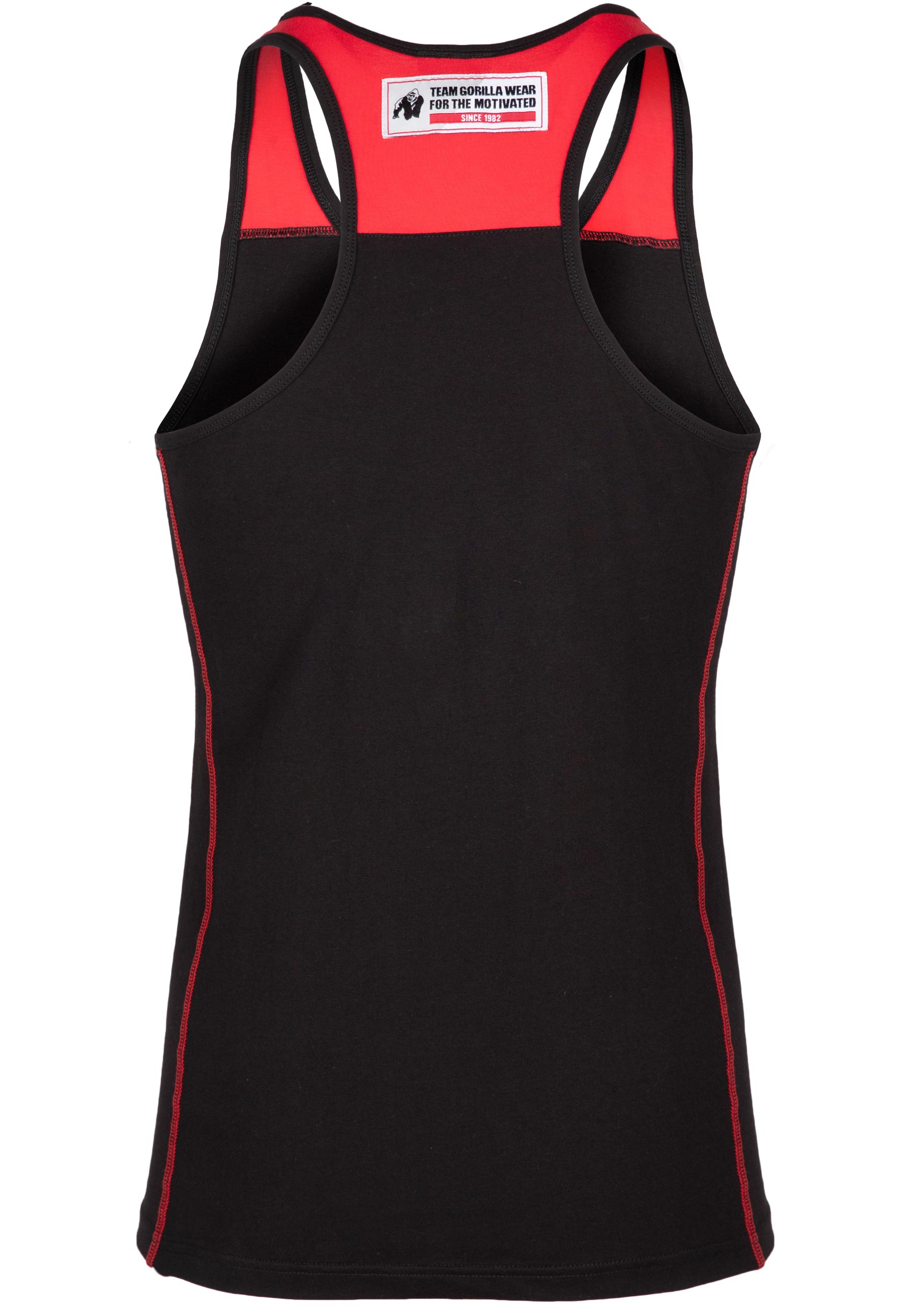 Wallace Tank Top, black/red