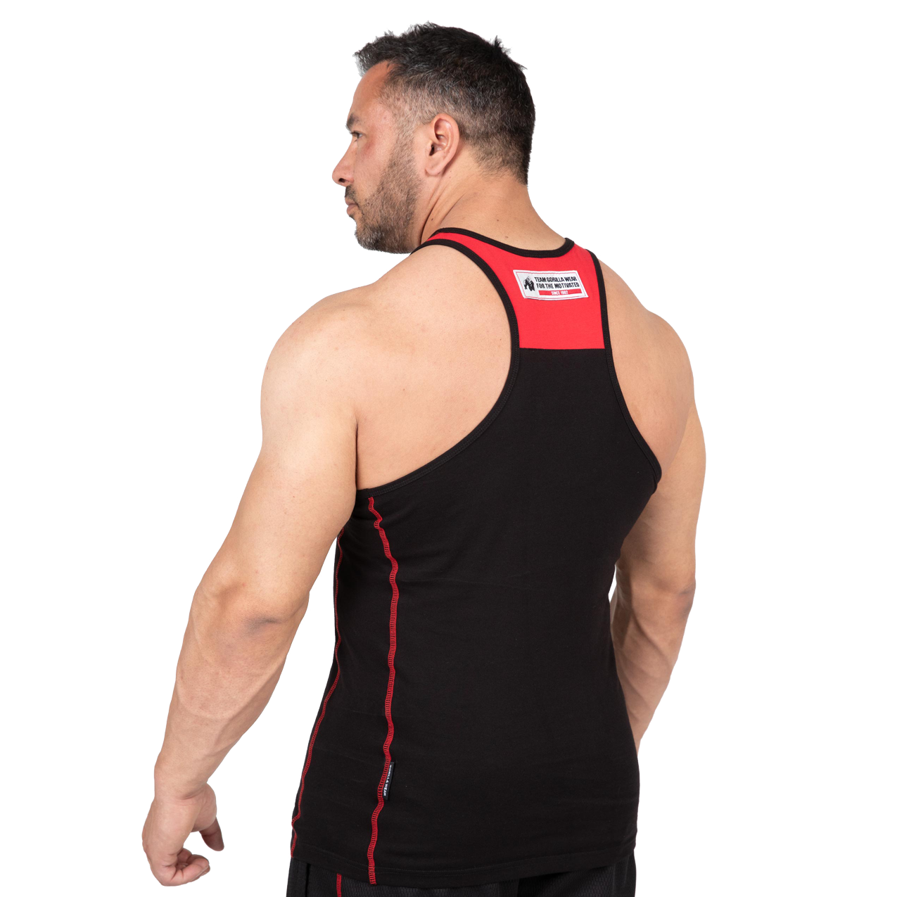 Wallace Tank Top, black/red