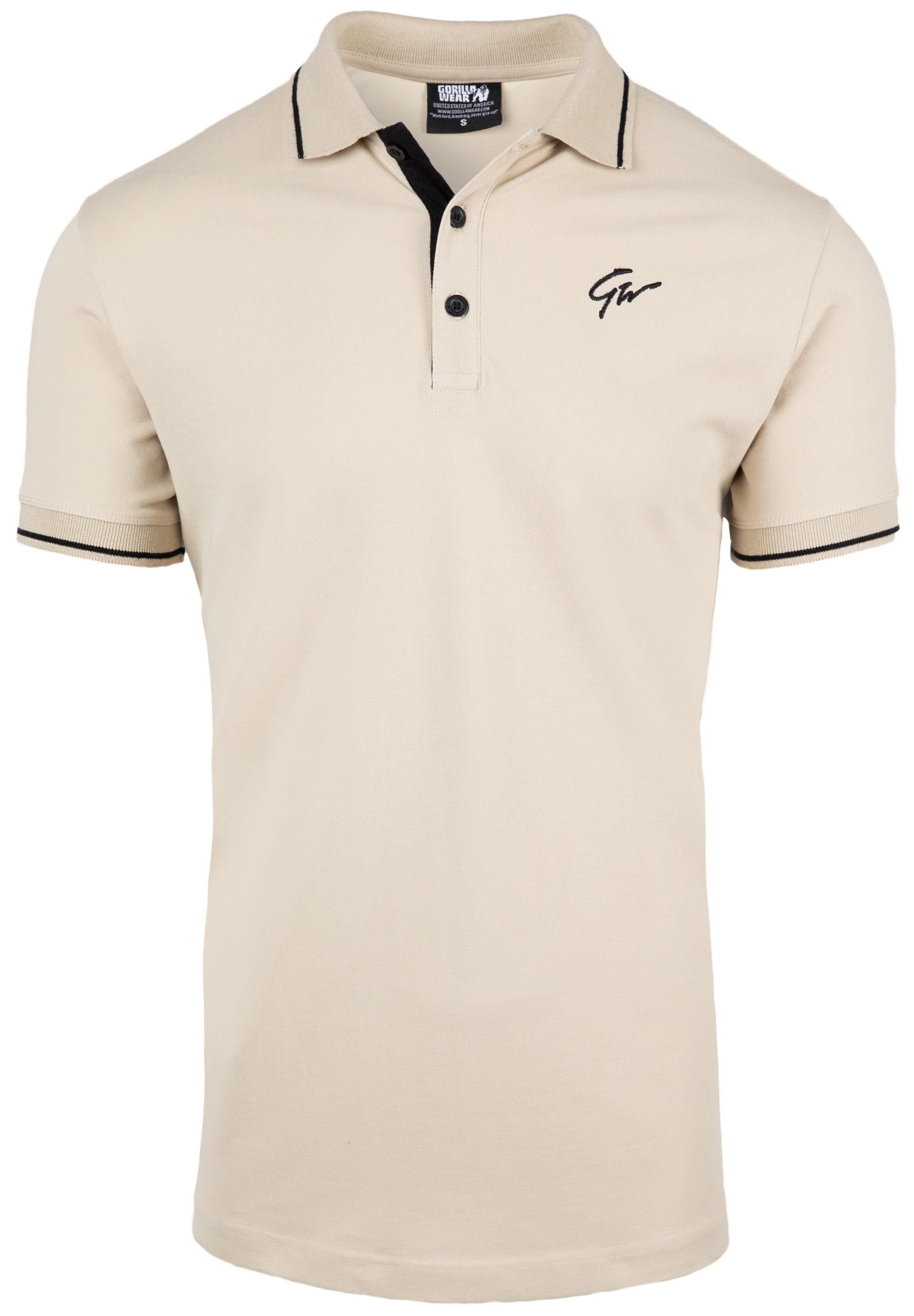 Delano Polo, beige/black