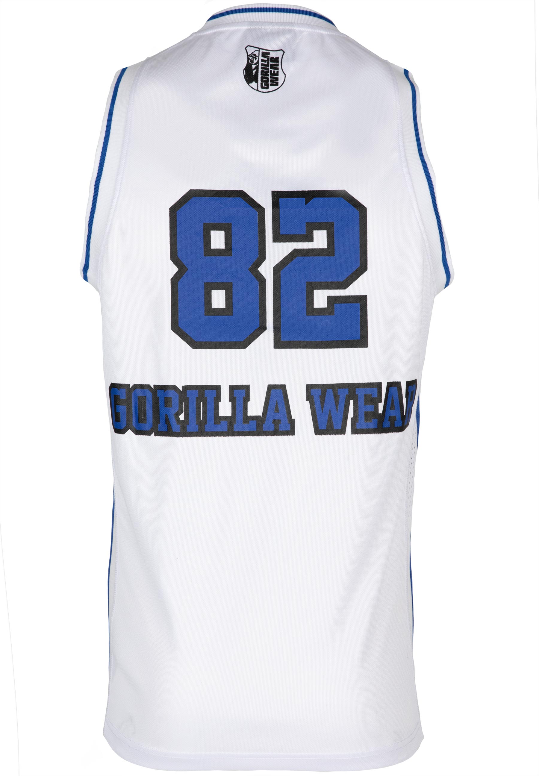 San Mateo Jersey Tank Top, white/blue