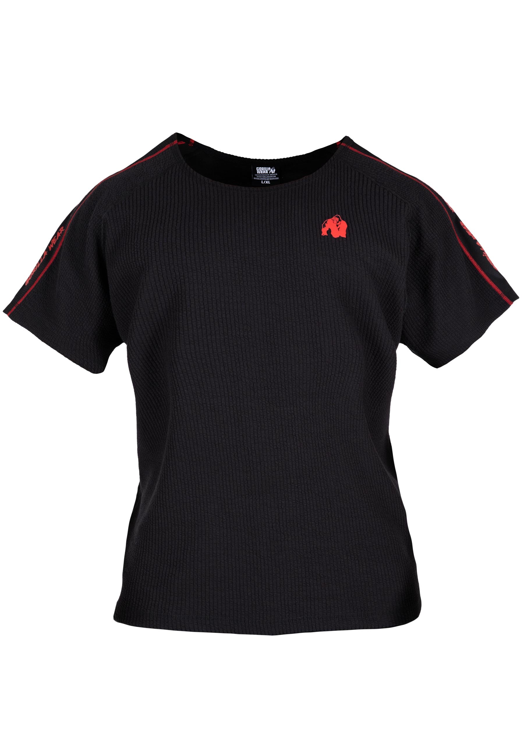 Buffalo Old School Workout Top, black/red