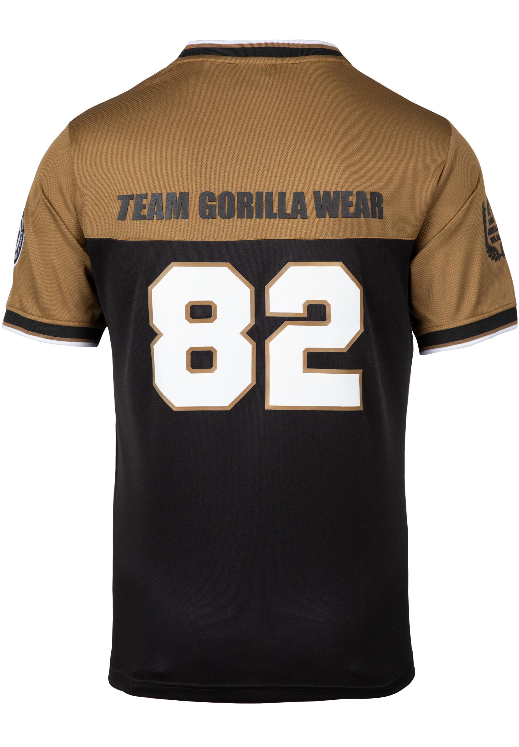 Trenton Football Jersey, black/gold