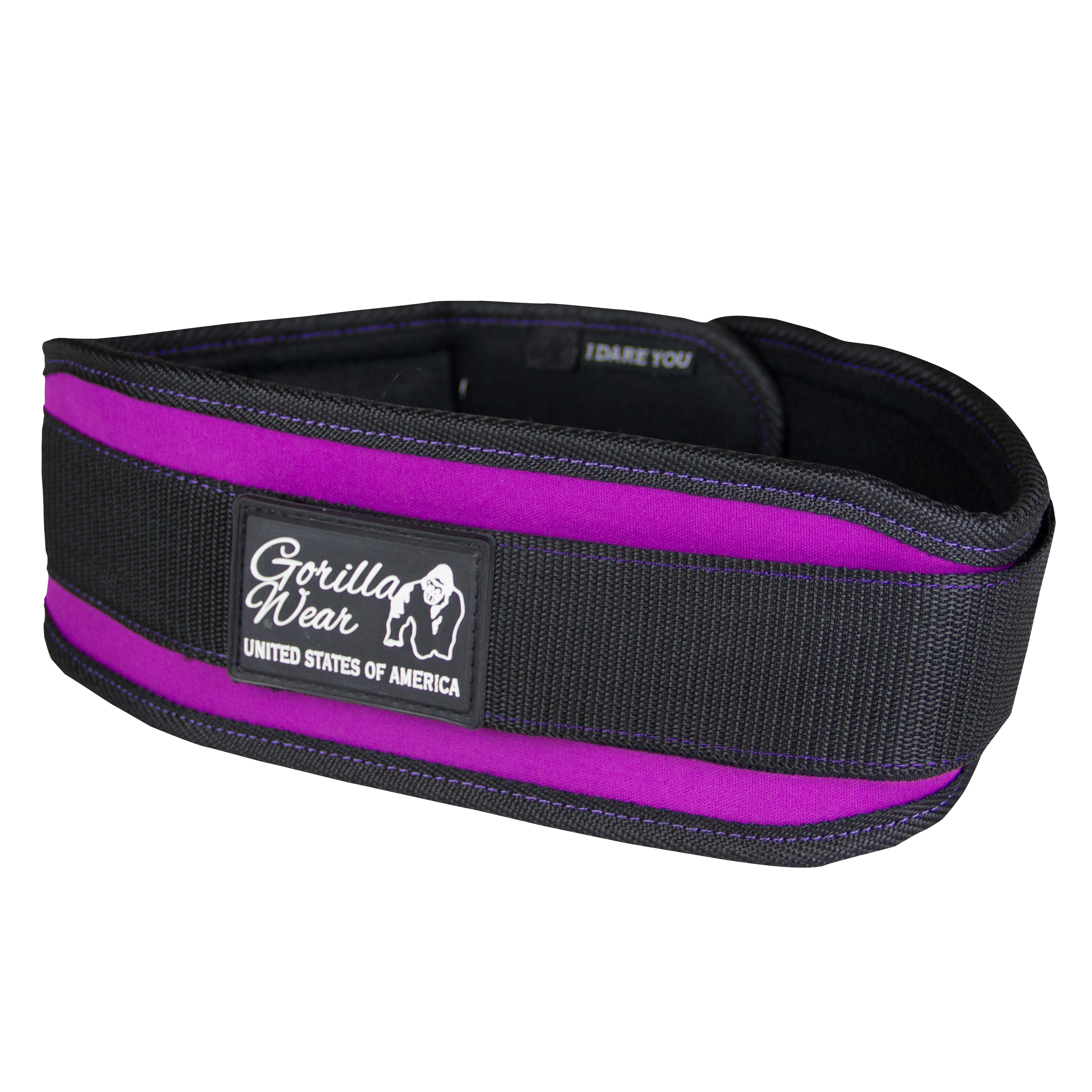 4 Inch Women´s Lifting Belt, black/purple