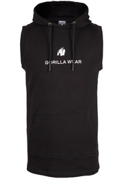 Lincoln Sleeveless Hoodie, black