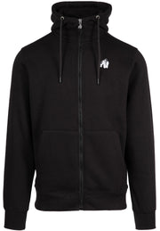 Kennewick Zipped Hoodie, black